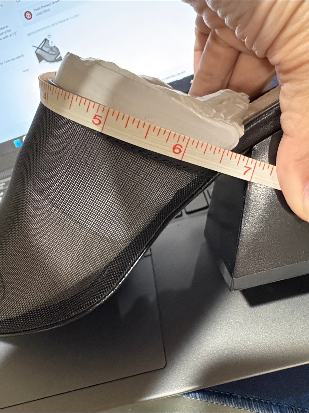 rag & bone Black Sheer Mesh Mules retail $375 - Picture 11 of 13
